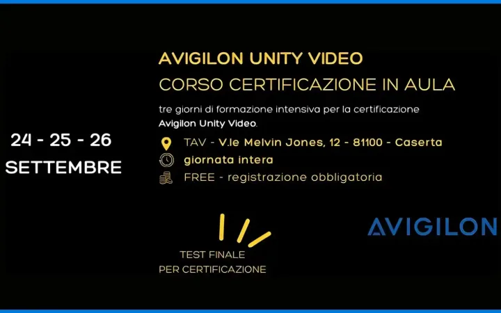 avigilon-unity-video-corso-certificazione-in-aula-da-tav